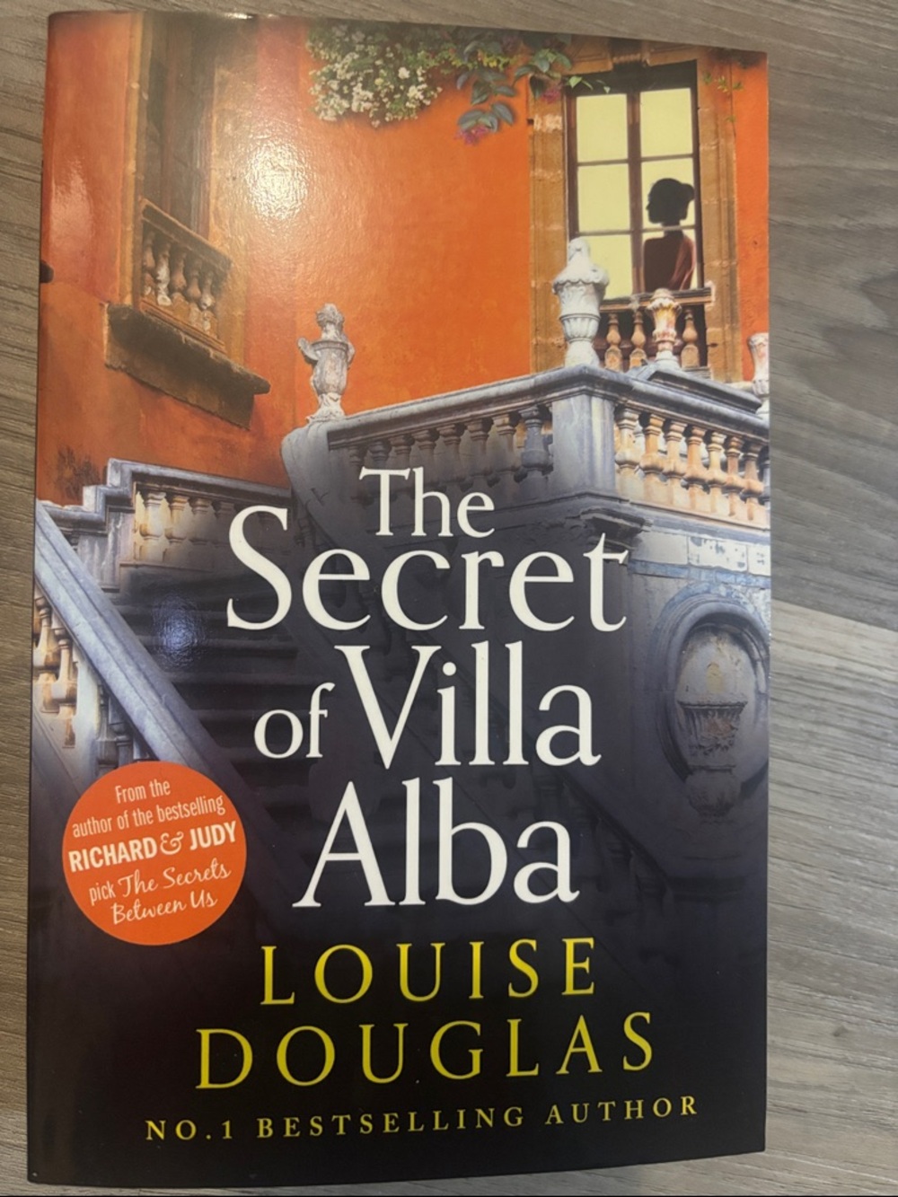 The Secret of Villa Alba Paperback - Orange & Gray Cover